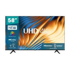 Hisense 58 Inch UHD 4K Smart Tv, A6 Series, 58A6