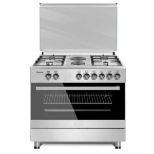 Hisense 4 Gas(1Wok) +2 Electric Plate HF942GEES Cooker,90cm”60cm