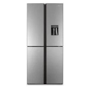 Hisense 454 Liters REF454DR Pure Flat French Door Fridge,Silver