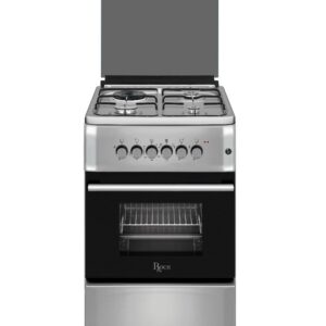 Roch 3 Gas+1 Electric Plate Cooker,Silver 50cm”55cm