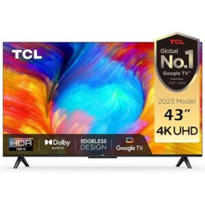 TCL 43 Inch P635 4K HDR Google TV,