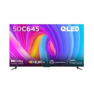 Tcl 50 Inch 50C645 Qled 4K Ultra HD Tv