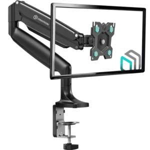 Monitor Desk Mount for 13″-32″ LED LCD Monitors up to 19.8 lb. ONKRON G100, Black