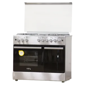 VON Cooker 4 Gas + 2 Electric, cylinder compartment – VAC9FH42CX Semi inox