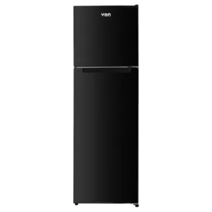 Von VRT-334NVAK Double Door Inverter Fridge 334L – Dark Inox