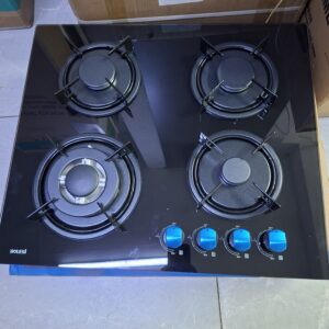Bolesi built in hob cooker 4 gas burner tampered glass