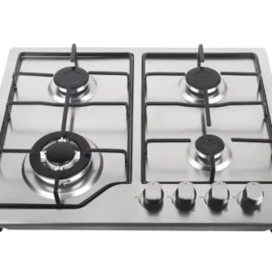 Bolesi built in hob cooker 4 gas burner Stainless steel