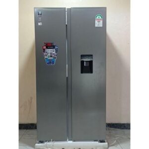 MIKA 595L Side-by-Side No Frost Fridge – AI Inverter, H2O Dispenser & 4 Smart Cooling Zones