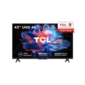 TCL 43″ V6C (New 2025) 4K HDR Google TV – 43V6C