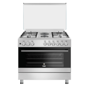 Von Cooker 4 Gas + 2 Electric – VCF964271FFX, Semi-Inox