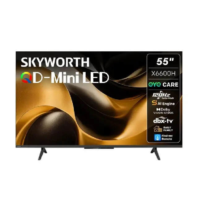 Skyworth 55 Inch 55X6600H MiniLED 4K Google TV