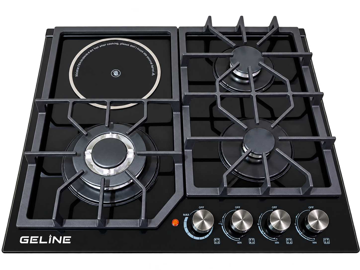 Geline 60cm 3+1 3gas 1electric inbuilt Gas Hob
