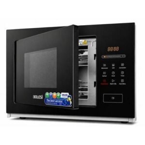 Bolesi Microwave Built-In 28L with Grill – BLS-WBL199, Smart Touch, Modern Kitchen Design, Black